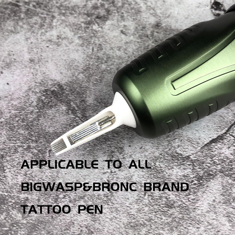 BIGWASP كارتريدج إبرة الوشم القابلة للتصرف BIGWASP Professional 1025RM #10 Bugpin 25 Curved Magnum (25RM) 20 قطعة - Image 4
